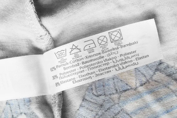 Kompozisyon ve bakım etiket