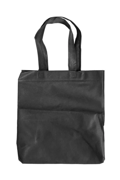 Černá taška izolovaná — Stock fotografie