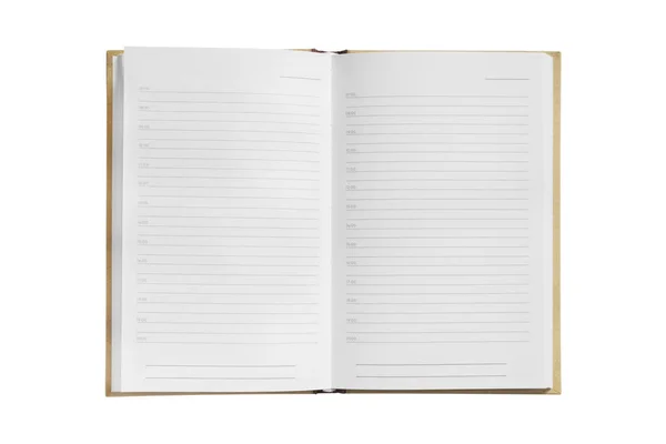 Daily planner isolated — Stock Photo, Image