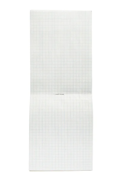Bloco de notas em branco isolado — Fotografia de Stock