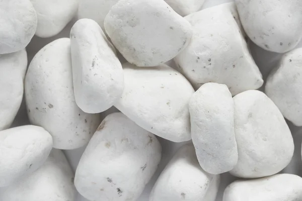 White pebble stones — Stock Photo, Image