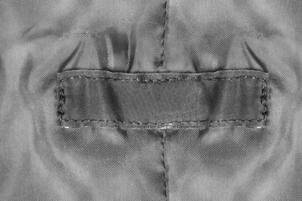 Siyah Tekstil Arka Planında Boş Siyah Tekstil Yaması — Stok fotoğraf