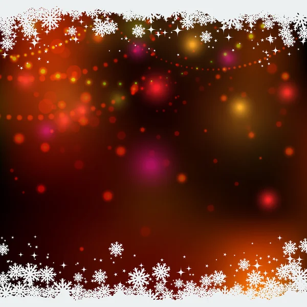 Kerstmis en Nieuwjaar vector achtergrond wazig — Stockvector