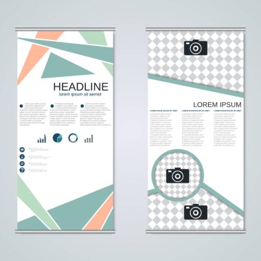 Modern toplu iş afiş şablon vektör