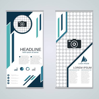 Modern toplu iş afiş şablon vektör