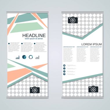 Modern toplu iş afiş şablon vektör