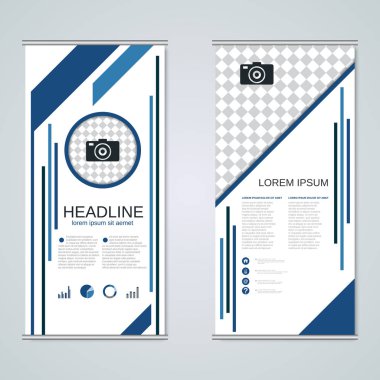 Modern toplu iş afiş şablon vektör