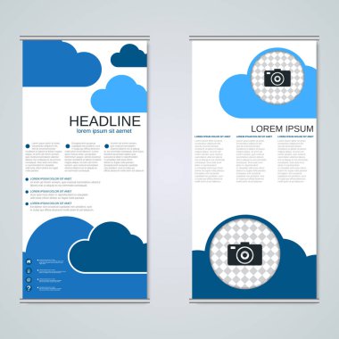 Modern toplu iş afiş şablon vektör