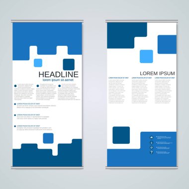 Modern toplu iş afiş şablon vektör