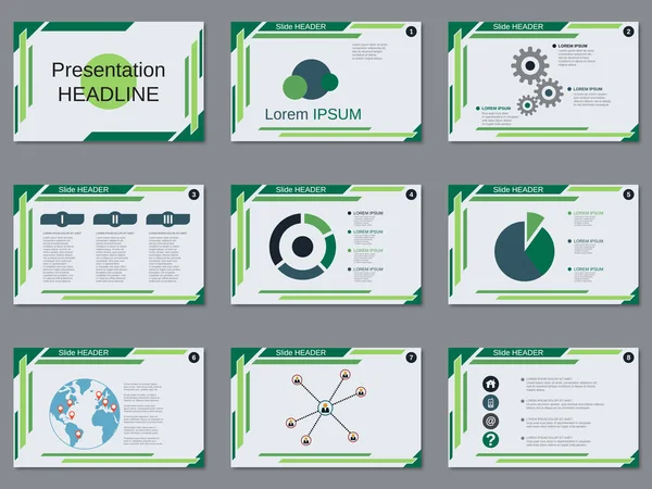 Modèle vectoriel de présentation professionnelle — Image vectorielle