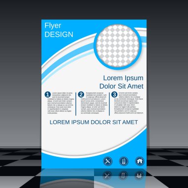 Profesyonel el ilanı vektör tasarım şablonu