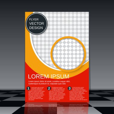 Profesyonel el ilanı vektör tasarım şablonu