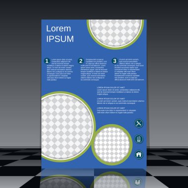 Profesyonel iş ilanı vektör tasarım şablonu