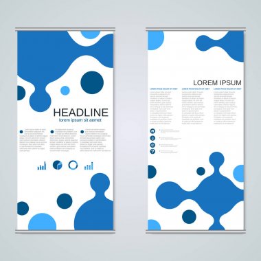 Modern toplu iş afiş şablon vektör