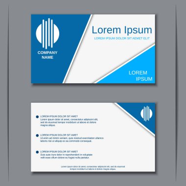 İş kartvizit vektör tasarım şablonu