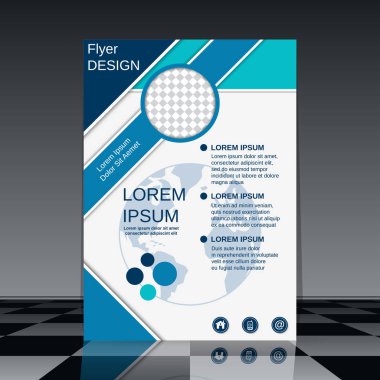 Profesyonel el ilanı vektör tasarım şablonu