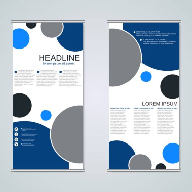 Modern toplu iş afiş şablon vektör