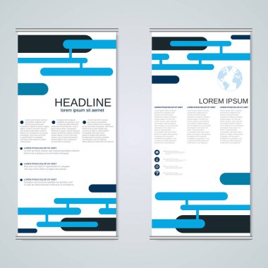 Modern toplu iş afiş şablon vektör