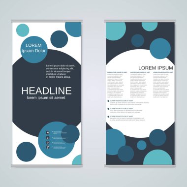 Modern toplu iş afiş şablon vektör