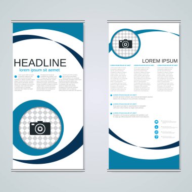 Modern toplu iş afiş şablon vektör