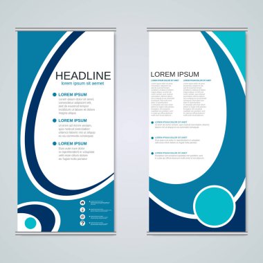 Modern toplu iş afiş şablon vektör