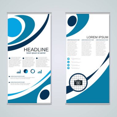 Modern toplu iş afiş şablon vektör