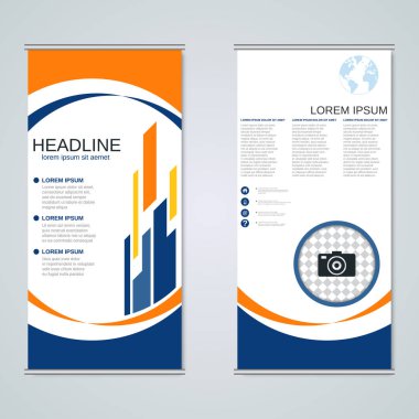 Modern toplu iş afiş şablon vektör