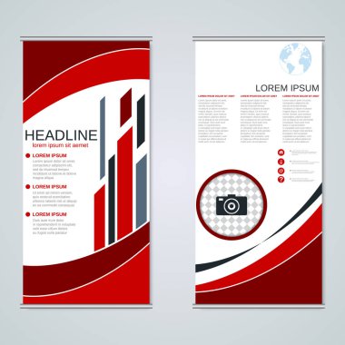 Modern toplu iş afiş şablon vektör