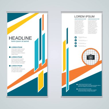 Modern toplu iş afiş şablon vektör