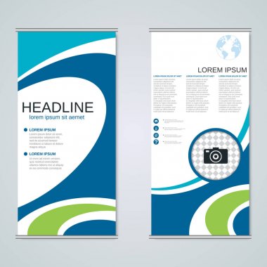 Modern toplu iş afiş şablon vektör