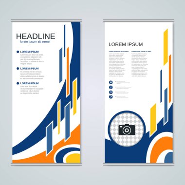 Modern toplu iş afiş şablon vektör