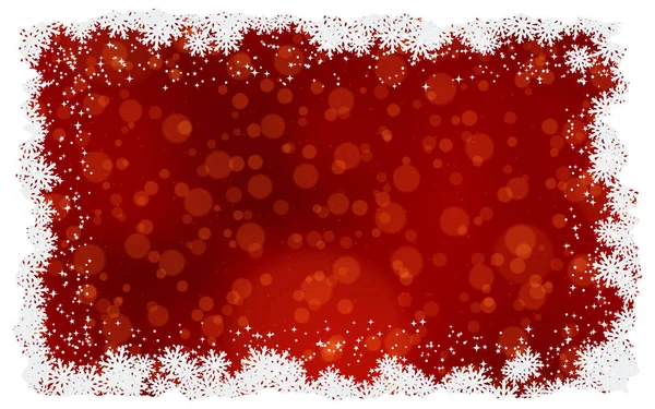 Noël Nouvel Élégant Fond Vectoriel Flou Avec Étoiles Flocons Neige — Image vectorielle
