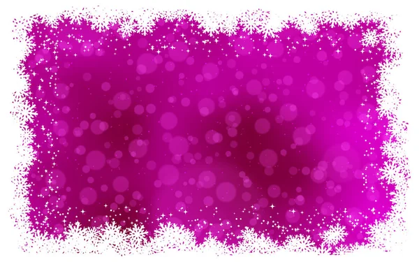 Christmas New Year Elegant Blurred Vector Background Stars Snowflakes — ストックベクタ