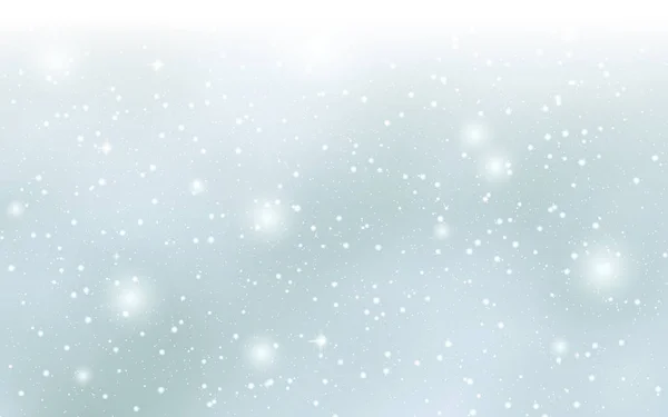 Noël Nouvel Fond Vectoriel Flou Avec Des Étoiles Des Flocons — Image vectorielle