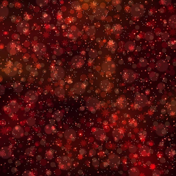 Noël Nouvel Fond Vectoriel Avec Des Étoiles Des Flocons Neige — Image vectorielle