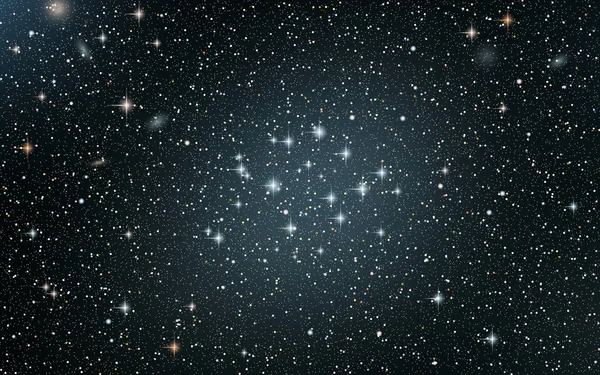 銀河を持つ夜空ベクトル背景 — ストックベクタ