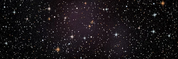 Fond Vectoriel Ciel Nocturne Avec Étoiles Galaxies — Image vectorielle