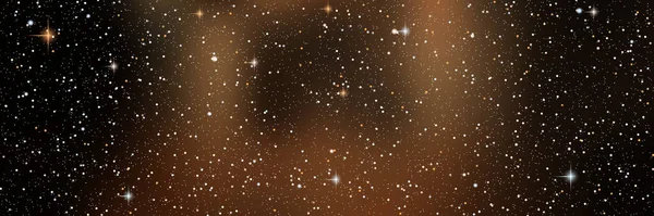 Cielo Nocturno Vector Fondo Con Estrellas Galaxias — Vector de stock