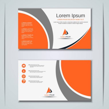 Modern geometrik stil kartvizit, etiket, etiket, rozet vektör tasarım şablonu