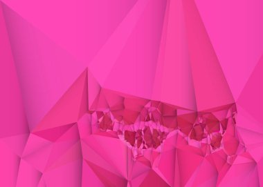 Duvar kağıdı arkaplanı için modern soyut çokgen şekli. Grafik tasarımının vektör resmi, geometrik desen veya kırmızı arkaplan ile çokgen