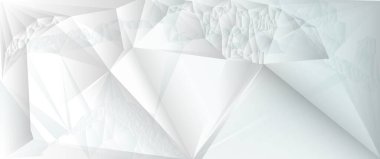 Duvar kağıdı arkaplanı için modern soyut çokgen şekli. Grafik dizaynının vektör resmi, geometrik desen veya beyaz arkaplan ile çokgen