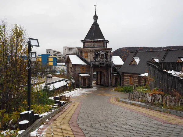 러시아의 무르만스크 공공 장소 관광 명소 — 스톡 사진