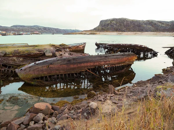 Repère en Russie Teriberka Pour le tourisme — Photo