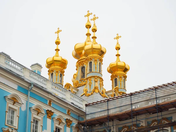 Catherine Palace, Szentpétervár palota Oroszország egy nyilvános pl — Stock Fotó