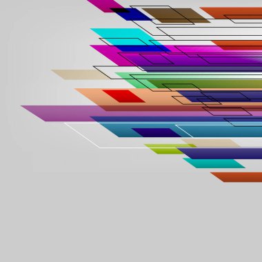 İleri teknoloji hareket arka planı. Vektör illüstrasyonu