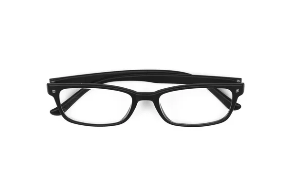 Óculos em fundo branco. — Fotografia de Stock