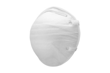 Tıbbi maske, koruyucu tıbbi yüz maskesi beyaz arka planda izole edilmiş. kırpma yolları.