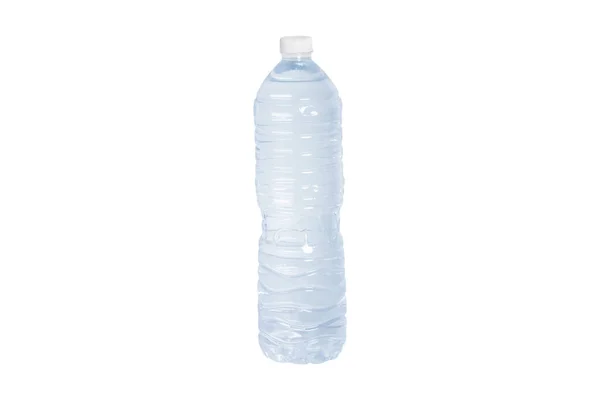 Water Bottles Isolated White Background Clipping Paths — Stock Photo, Image