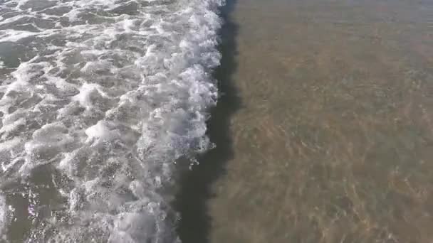 Våg Stranden — Stockvideo