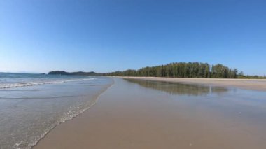 Güzel manzara, tropikal deniz ve sahil..